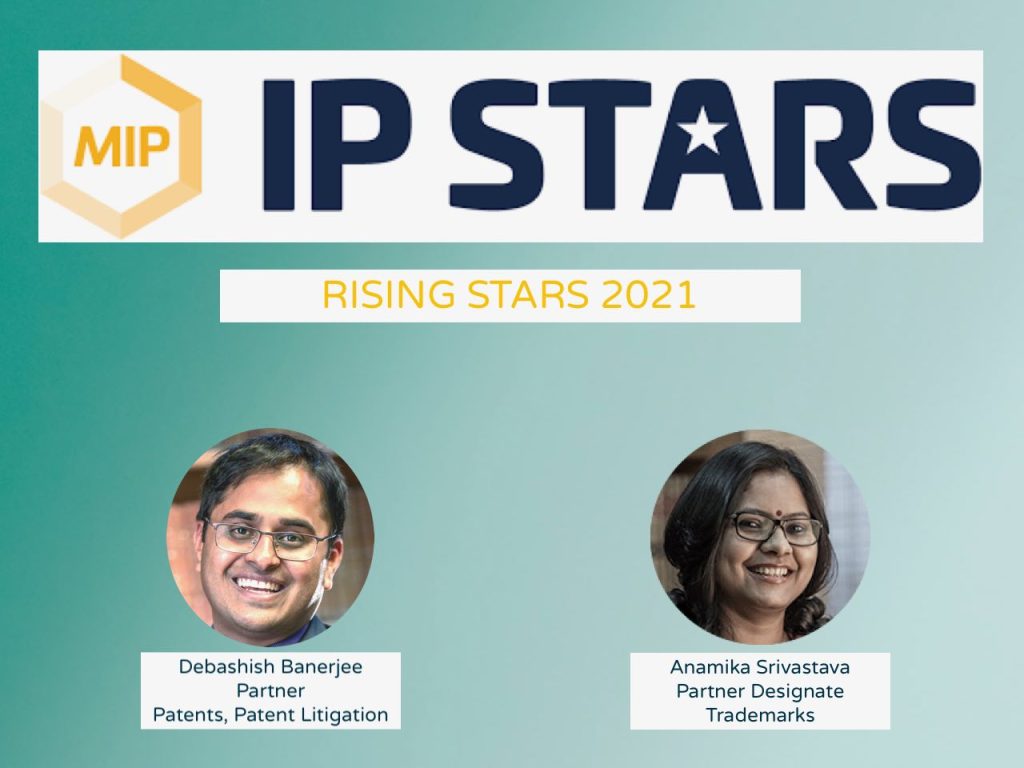 Managing IP Rising Stars 2021 Remfry & Sagar