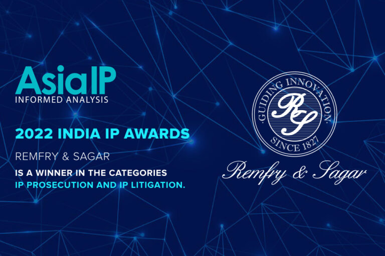 ASIA IP: India IP Awards 2022 | Remfry & Sagar